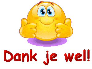 bedankt voor de betaling 