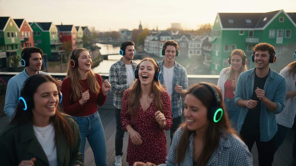 Silent disco koptelefoons huren in 2026: De complete gids voor een onvergetelijk feest