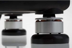 De Technics SL1210 M5G huren met Isonoe Feet, dan staat de platenspeler nog stabieler